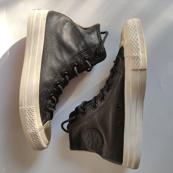 Converse Leather Lambskin High Tops Rare Chinese New Year Edition Sz 6 - Picture 5 of 11